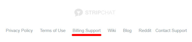 Support de facturation StripChat